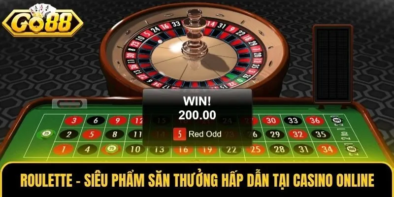 Casino Online 2 Roulette - Siêu phẩm săn thưởng hấp dẫn tại Casino Online